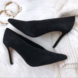 vince camuto ankia suede pump black